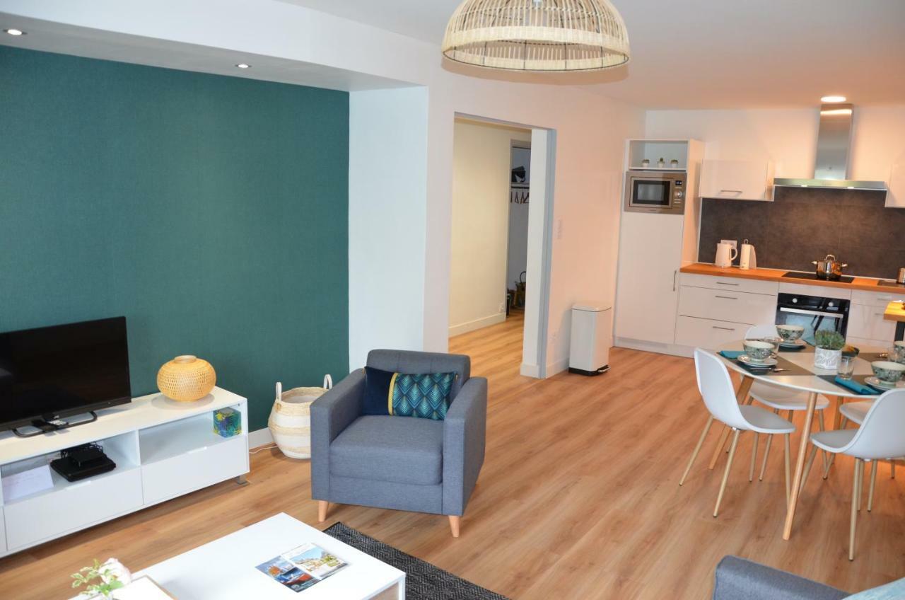 Grand T2 Port De Vannes, Vue Sur Jardin Exterior foto